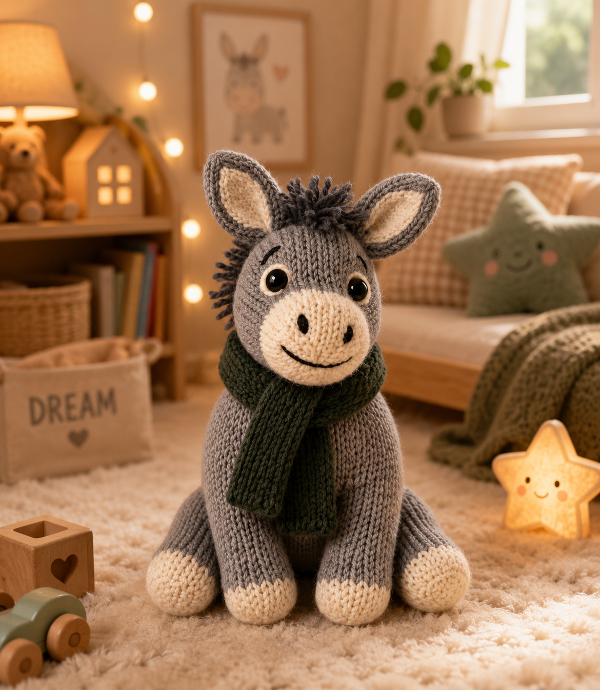 Baby Donkey Knitting Pattern