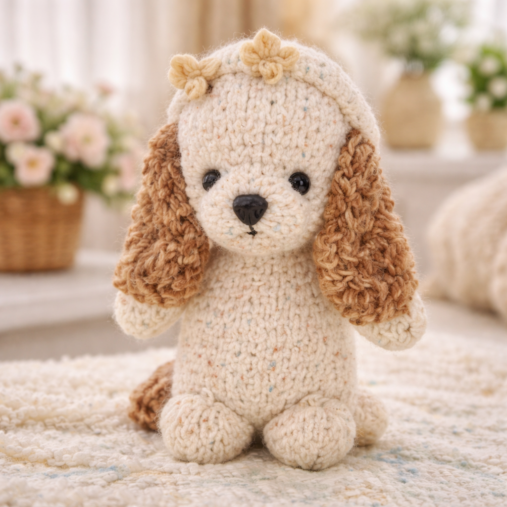 Cute Puppy Knitting Pattern