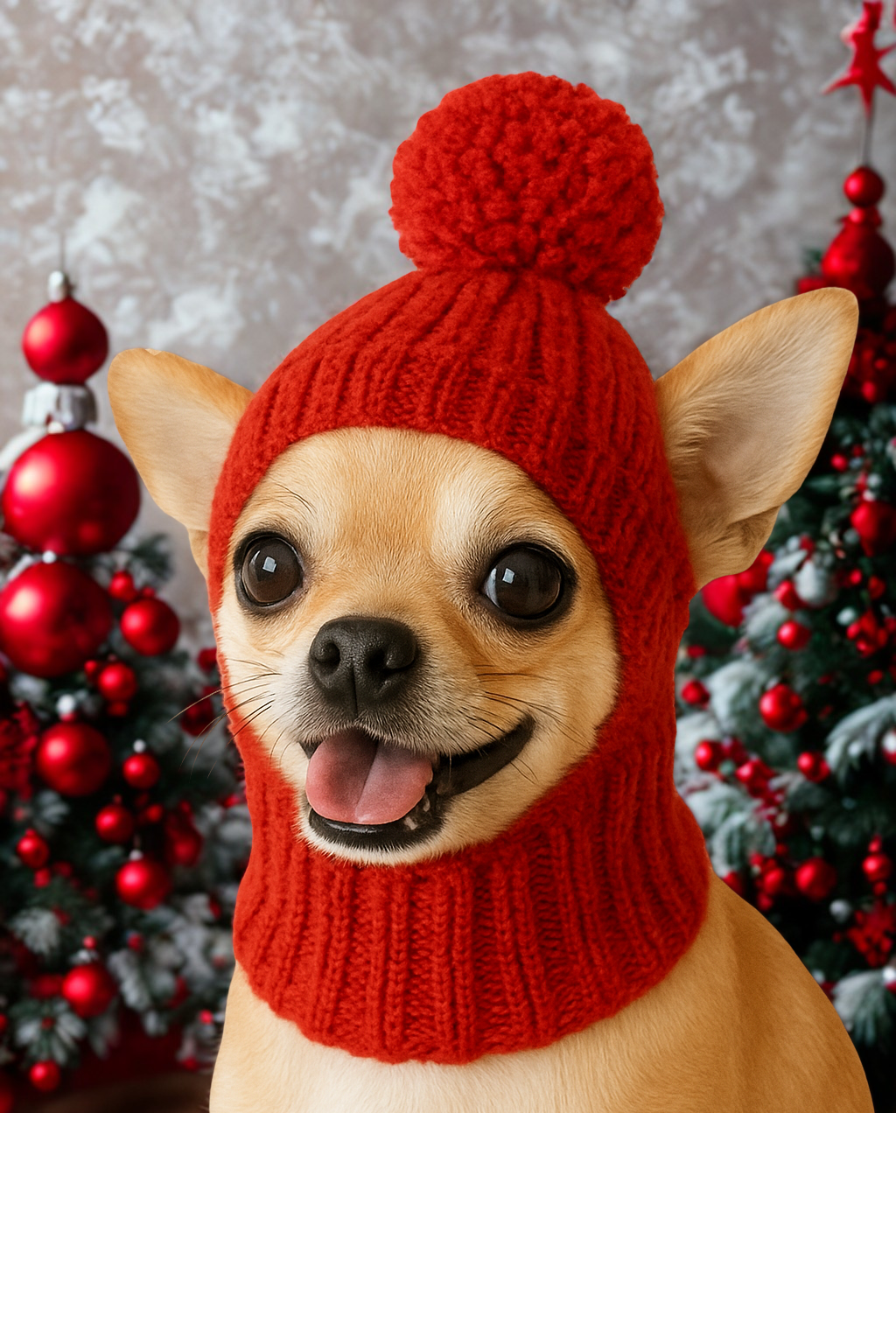 Dog Winter Hat Knitting Pattern