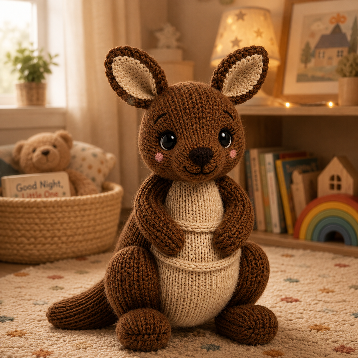 Baby Kangaroo Knitting Pattern
