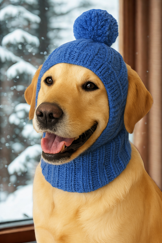 Dog Winter Hat Knitting Pattern