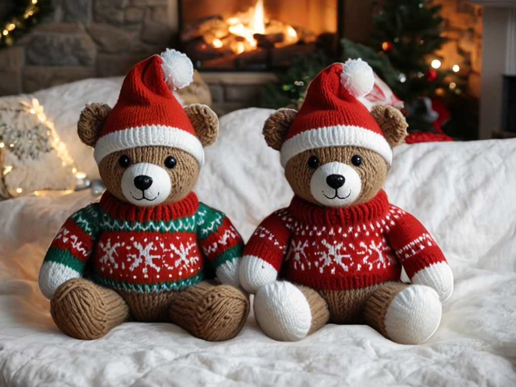 Teddy-Strickmuster 