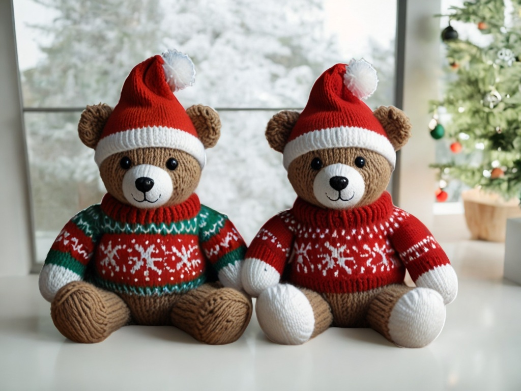 Teddy-Strickmuster 