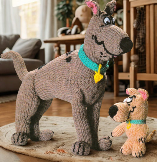 Scooby and Scrappy Doo Knitting Pattern