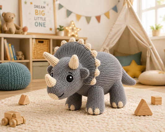 Baby Dinosaur Knitting Pattern