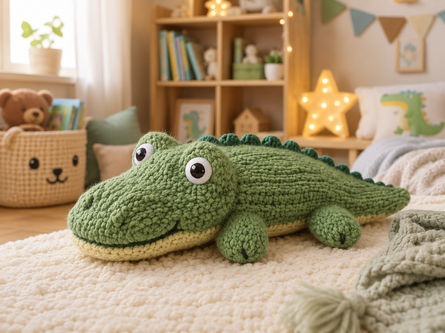 Baby Crocodile Knitting Pattern