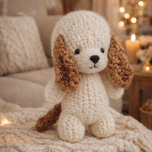 Cute Puppy Knitting Pattern