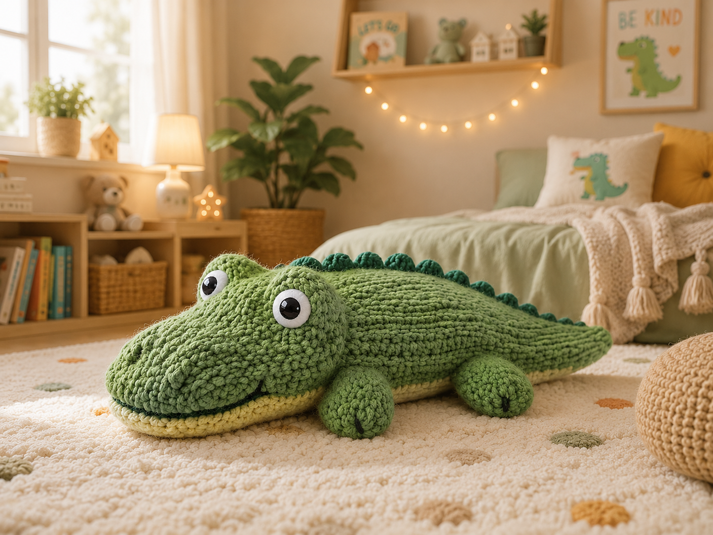 Baby Crocodile Knitting Pattern