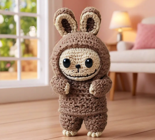 Padrão de Tricô Labubu