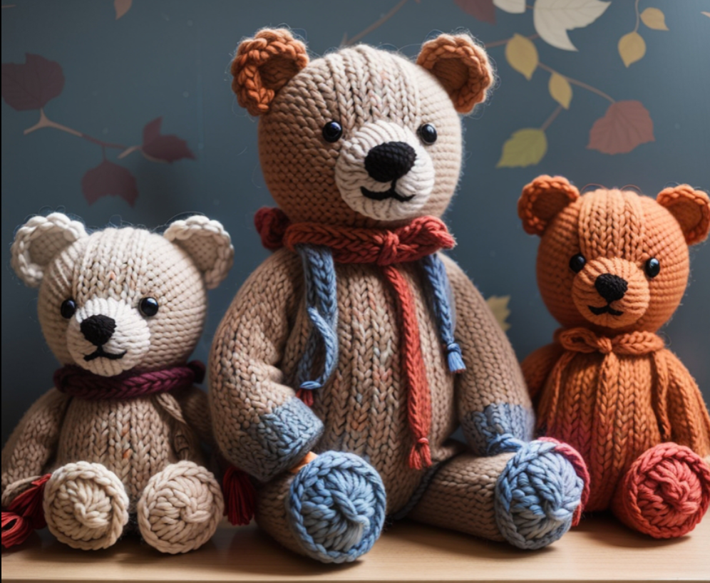 Teddy-Strickmuster 