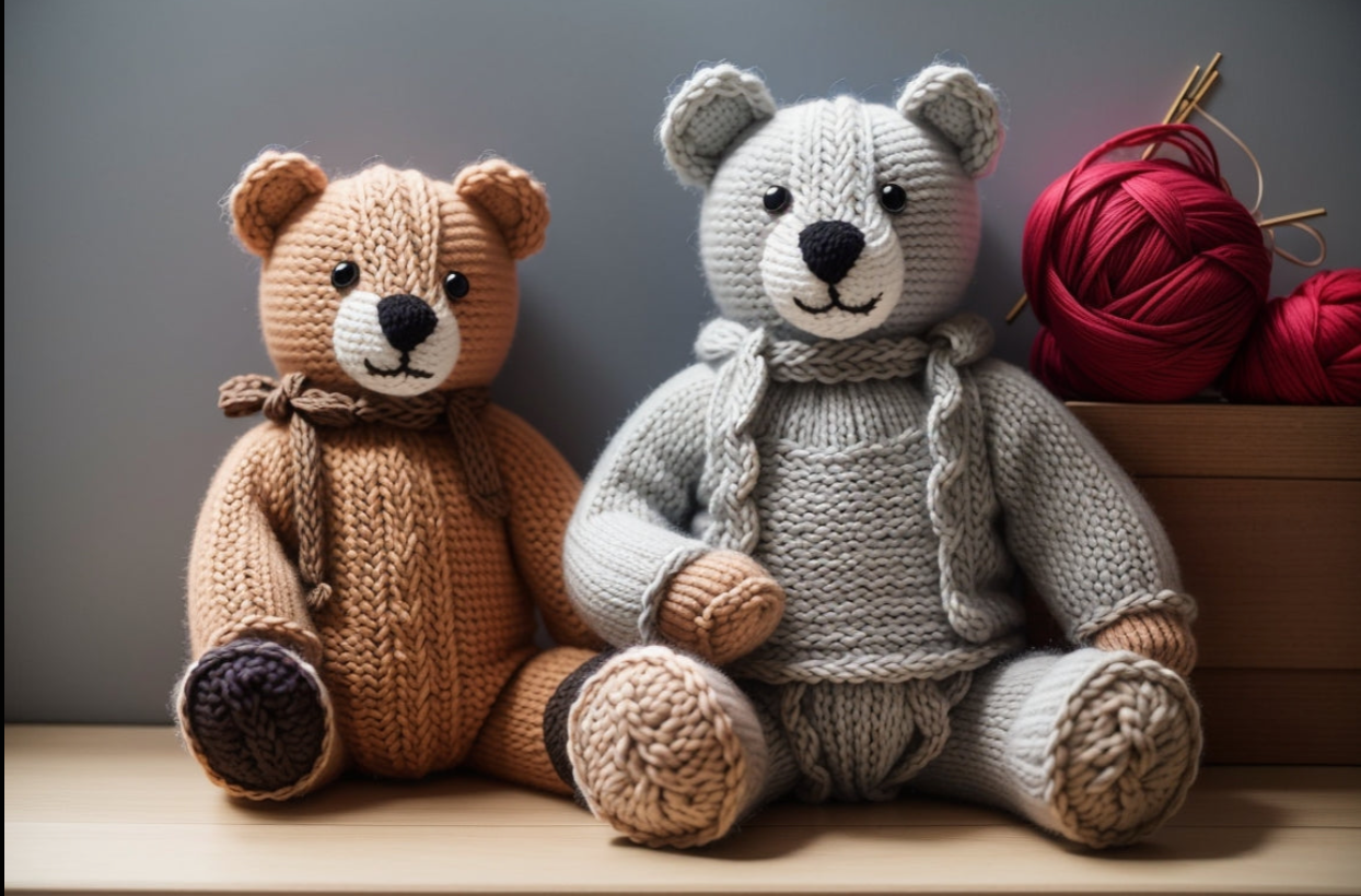 Teddy-Strickmuster 