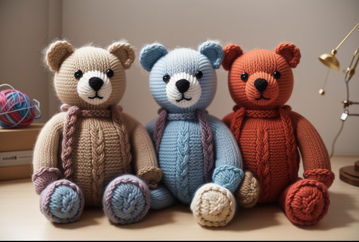 Teddy-Strickmuster 