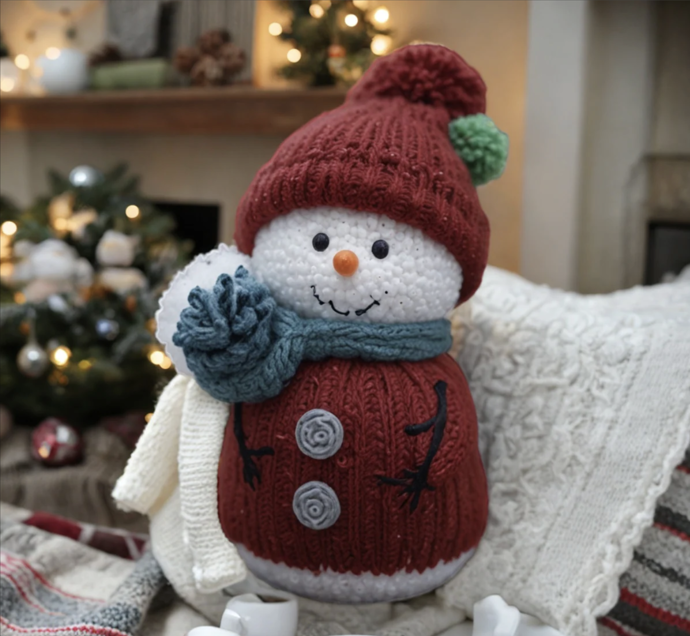 Snowman Knitting Pattern