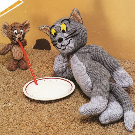 Tom & Jerry Knitting Pattern